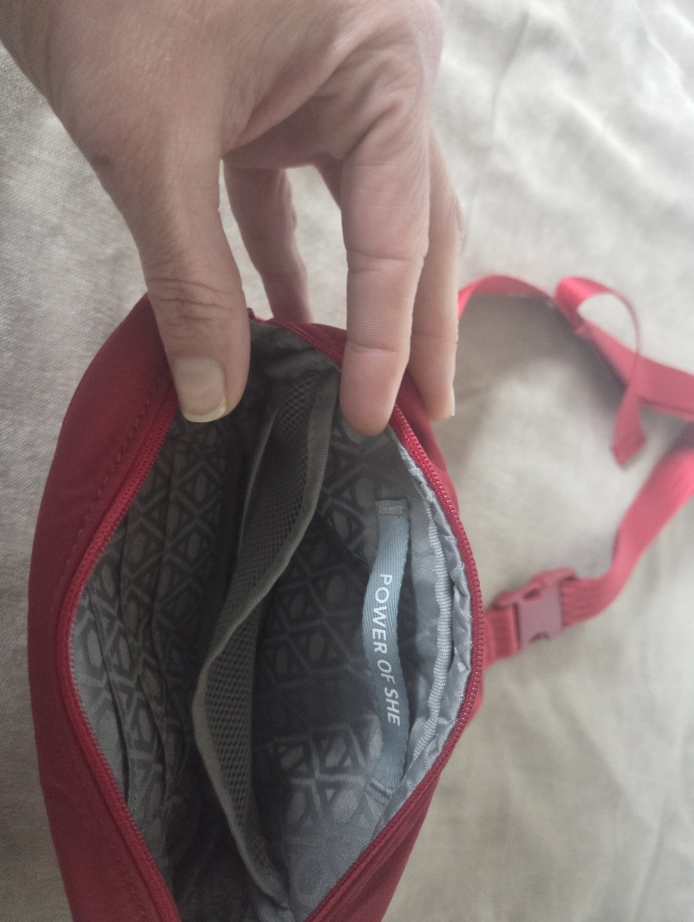 Athleta Redish Pink Women's Belt Bag - Picture 3 of 10